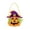 Orange, variant on Qjidjing Halloween Pumpkin Candy Bag, Fabric Storage Pouch for Festival Party Decor & Supplies Storage