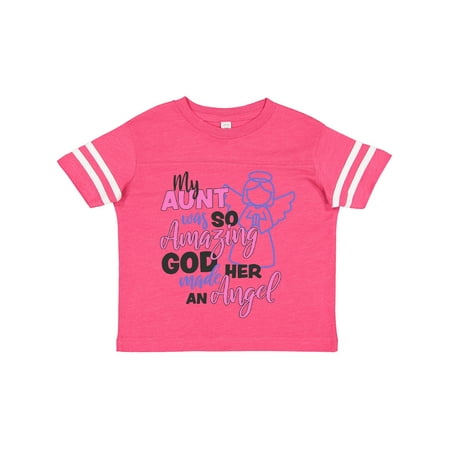 

Inktastic My Aunt was so Amazing God Made her an Angel Girls Toddler T-Shirt