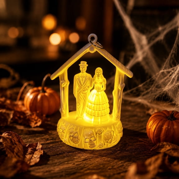 Halloween Decorations Savings, Halloween Ghost Night Lights, Ghost Lights Battery Operated Waterproof Lights for Halloween Decorations Indoor Outdoor, Flickering LED Ghost Lamp Halloween Decor