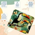 thumbnail image 3 of Toucan Square Desk Mat Mousepad, 8.3x9.8 Inch Non-Slip Rubber Bottom, Printed Gaming Mousepad for Office and Gaming, 3 of 6
