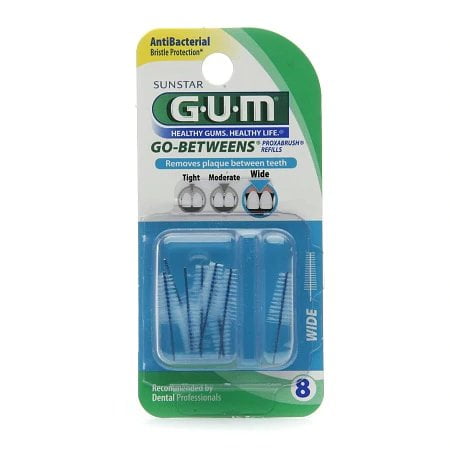 GUM Go-Betweens Proxabrush Refills Wide 8 Each