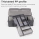 thumbnail image 3 of Soidarity Caja de señuelos de doble capa de plástico resistente al agua PP, bolsa de aparejos de pesca, organizador de caja de almacenamiento para cebo Pescar Soidarity OD006818-00, 3 of 6