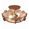 thumbnail image 6 of Meyda Tiffany 188635 Oak Leaf And Acorn 2 Light 11" Wide Semi-Flush Ceiling Fixture -, 6 of 7