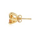 thumbnail image 3 of 18KT Gold Over Sterling Silver with Natural Citrine Stud Earring, 3 of 3