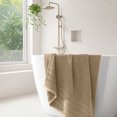 thumbnail image 6 of Dan River Bath Towel 30x60 pack of 4 Ultra Soft Quick Drying Large Cotton Towel - Tan, 6 of 9