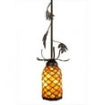 thumbnail image 4 of Meyda Lighting 7.5'W Oak Leaf Mini Pendant, Antique Copper - 28731, 4 of 6