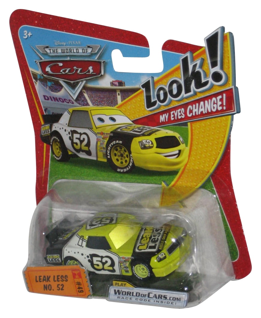 Disney World of Cars Movie Look My Eyes Change Leak Less No. 52 Toy Car