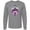 AC-Heather Grey, variant on Inktastic Beautiful Purple Anime Witch Long Sleeve T-Shirt