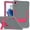 Gray+Rose Red, variant on Case with Kickstand for Samsung Galaxy Tab A9+ 11" 2023 (SM-X210/X215/X216) - Navy Blue+Blue
