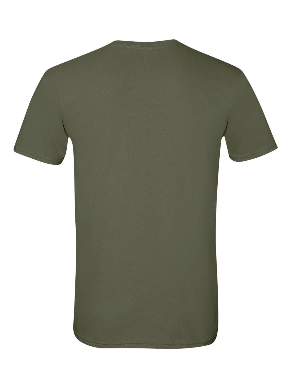 Gildan - Softstyle T-Shirt - 64000 - Military Green - Size