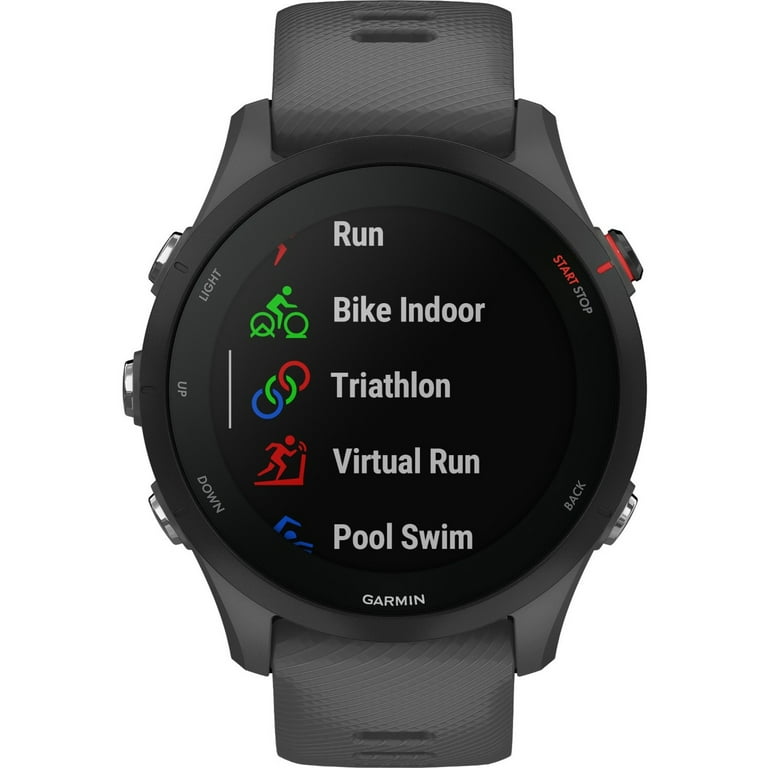 Garmin Forerunner 255 Music Multisport GPS Smartwatch, Slate