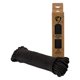 thumbnail image 1 of ITACORDA - Cuerda trenzada ecológica de 150 pies - Cuerda de anclaje para acampar con bandera resistente multiusos Cuerdas resistentes para interiores y exteriores - Negro - 5 mm de espesor, 1 of 1