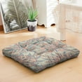 thumbnail image 2 of Square Paisley Floor Pillow, Boho Meditation Cushion for Yoga Sitting and Home Decor 22 x 22, 2 of 7