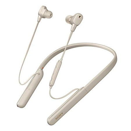 Sony WI-1000XM2 Industry Leading Noise Canceling Wireless Behind-Neck in Ear Headset/Headphones with mic for Phone Call with Alexa Voice Control, Silver