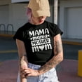 thumbnail image 2 of Mama, Mother, Mom, Mother's Day or Birthday, Navy Blue T-Shirt, Large, 2 of 5