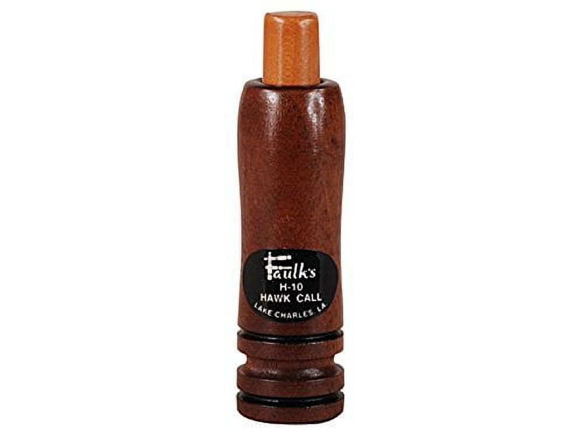 Faulk’s H-10 Hawk Call – Realistic Hunting & Bird Calling, Brown