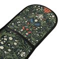 thumbnail image 4 of Yayeee Double Oven Mitt Kitchen Heat Resistant Baking 35" x7" Quilted Cotton Glove, Green Flowers Pattern, 4 of 6