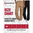 thumbnail image 6 of Southpole Boys Jogger Pants - 2 Pack Lightweight Tech Woven Athletic Cargo Jogger Pants (S-XL), 6 of 7