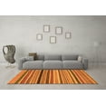 thumbnail image 3 of Ahgly Company Indoor Rectangle Oriental Orange Modern Area Rugs, 5' x 7', 3 of 4