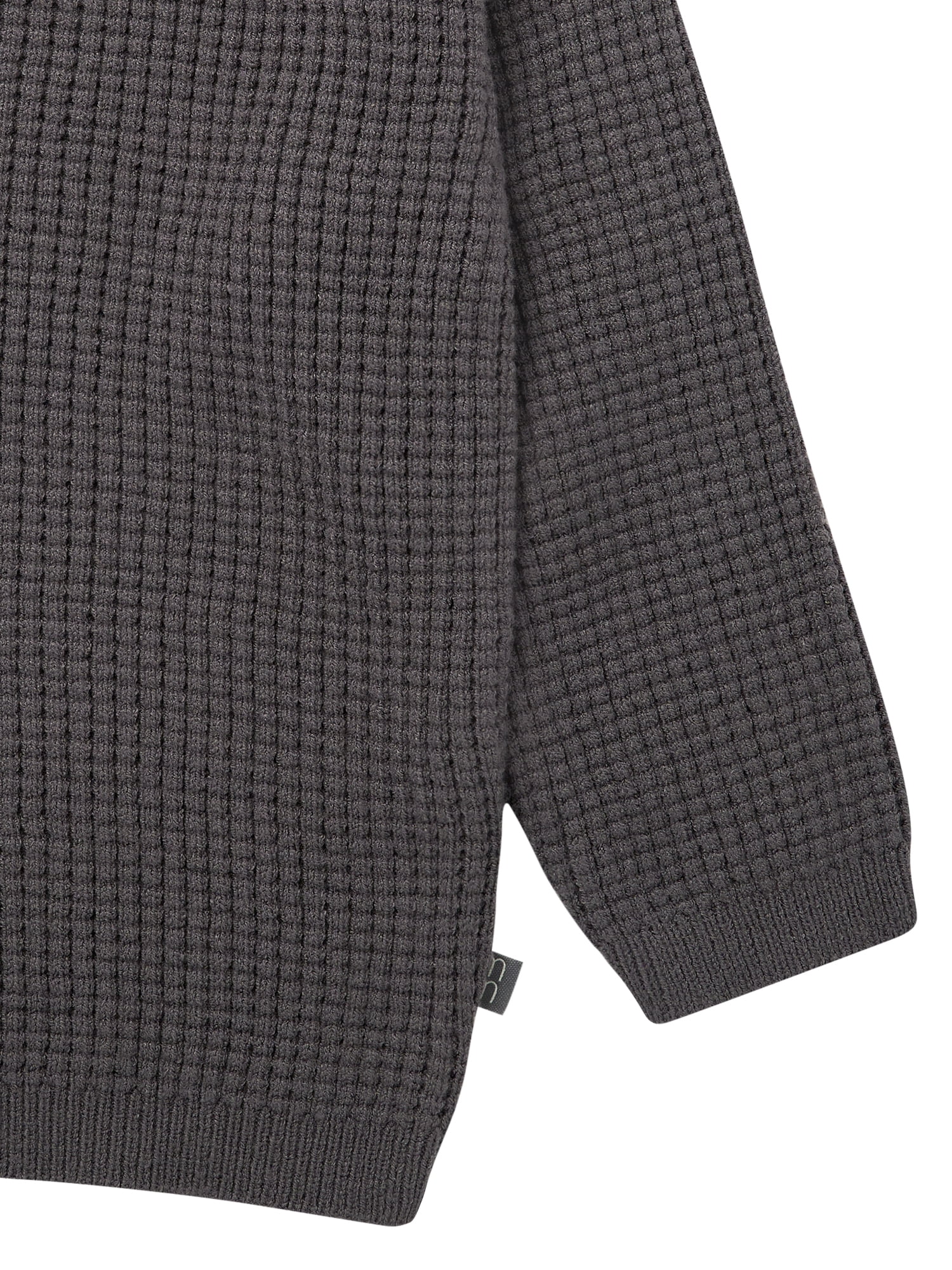 Modern Moments by Gerber Toddler Boy Waffle Henley Sweater Knit, 12 Months - 5T