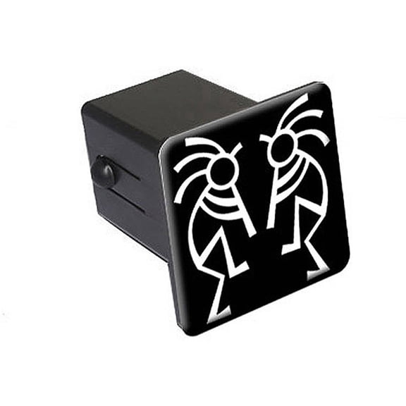 Southwest Kokopelli Flute Players 2" Tow Trailer Hitch Cover Plug Insert