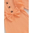 thumbnail image 6 of Bagilaanoe Newborn Baby Girl Fall Jumpsuit Ruffle Long Sleeve Bodysuit + Headband 3M 6M 9M 12M 18M Infant One Piece Romper, 6 of 8