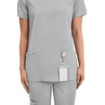 thumbnail image 3 of Cherokee Workwear Revolution Scrubs Top For Women V-Neck WW620, 3 of 9
