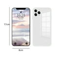 thumbnail image 1 of Glass Back Phone Covers with Solid Color Full Rugged Bumper Anti-Slip Design for Iphone 7P/8P/7/8/XS Max/XR/X/XS, 1 of 4