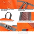 thumbnail image 4 of Mochila de viaje FENGDONG plegable ligera impermeable para senderismo color naranja, 4 of 5