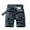 Dark Blue, variant on WREESH Men's Cargo Shorts Plus Size Cargo Shorts Multi-Pockets Relaxed Summer Beach Short Pants Outdoor Workout Shorts Dark Blue
