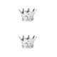 thumbnail image 3 of Injueey Boda compromiso cumpleaños fiesta pastel decoración portátil lavable Mousse pasteles decorativos Topper pastelería plata Plata 2Conjunto, 3 of 6