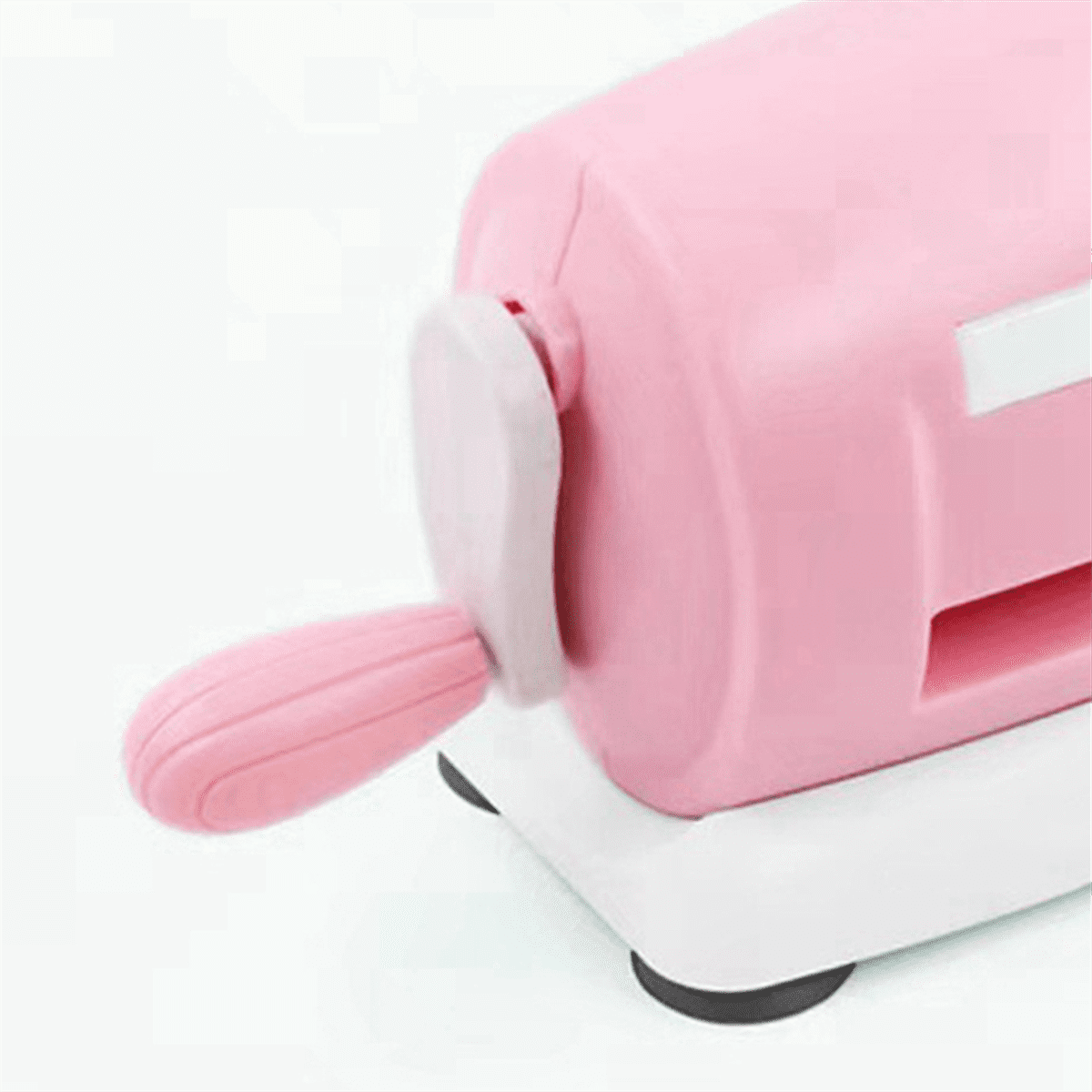 Manual Die-Cutting Embossing Machine, Mini Open Scrapbook DIY Hand-Made Tools, Card Decorations Pink plastic