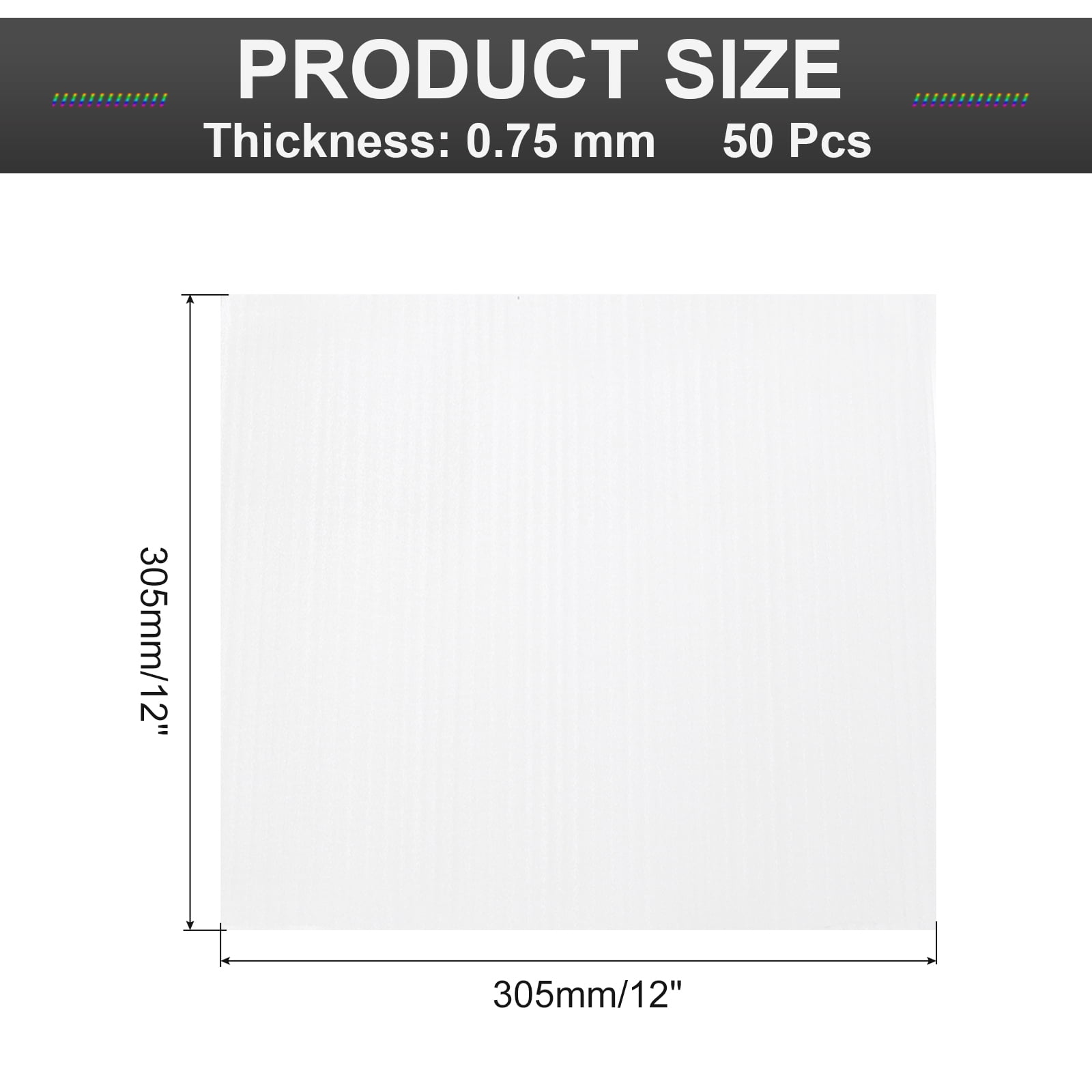 Uxcell Foam Packing Pouches 50 Pack 12'' x 12'' Wrap Bubble Pouches Cushion Foam Packing Supplies Packing sleeves White