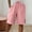 Pink, variant on Endives Womens Linen Shorts Casual Wide Leg Short Knee Length High Waisted Cotton Long Shorts With Pockets Beach Outfits Summer Pink