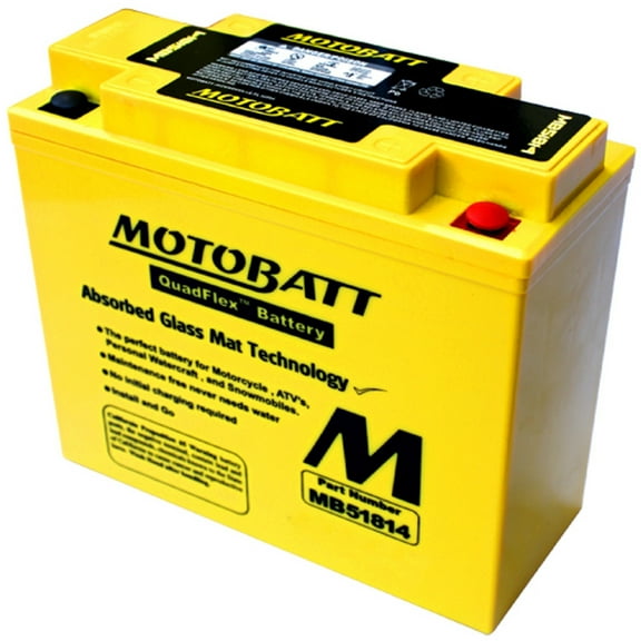 Motobatt Battery for BMW K1100LT 1989-1999,  K1100RS 1992; MB51814