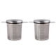 thumbnail image 1 of 2Pcs Tea Strainer Tea House Stainless Steel Tea Filter Tea Infuser (Silver), 1 of 3