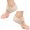 Beige with holes-S, variant on Unisex Comfortable Heel Protectors with Breathable Hole and Gel Design for Long Standing Workers and Sports Enthusiasts