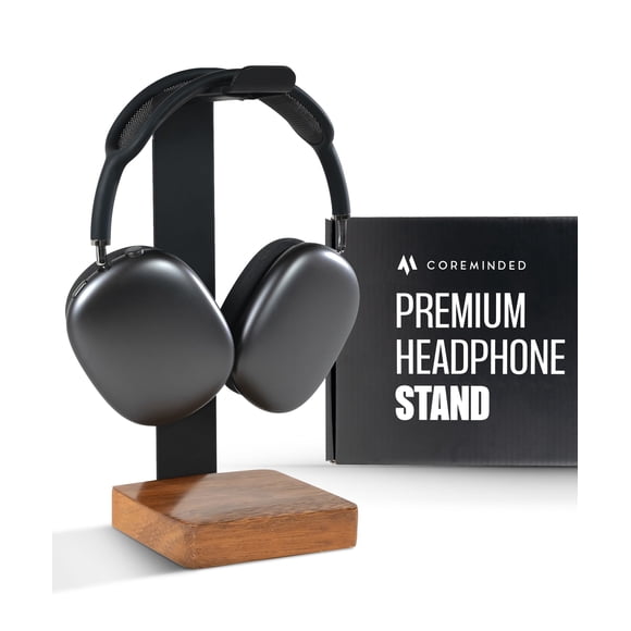 Soporte universal para auriculares para escritorio - Soporte para auriculares de madera maciza para escritorio - Soporte para auriculares de alta resistencia Soporte de escritorio de madera, soporte p