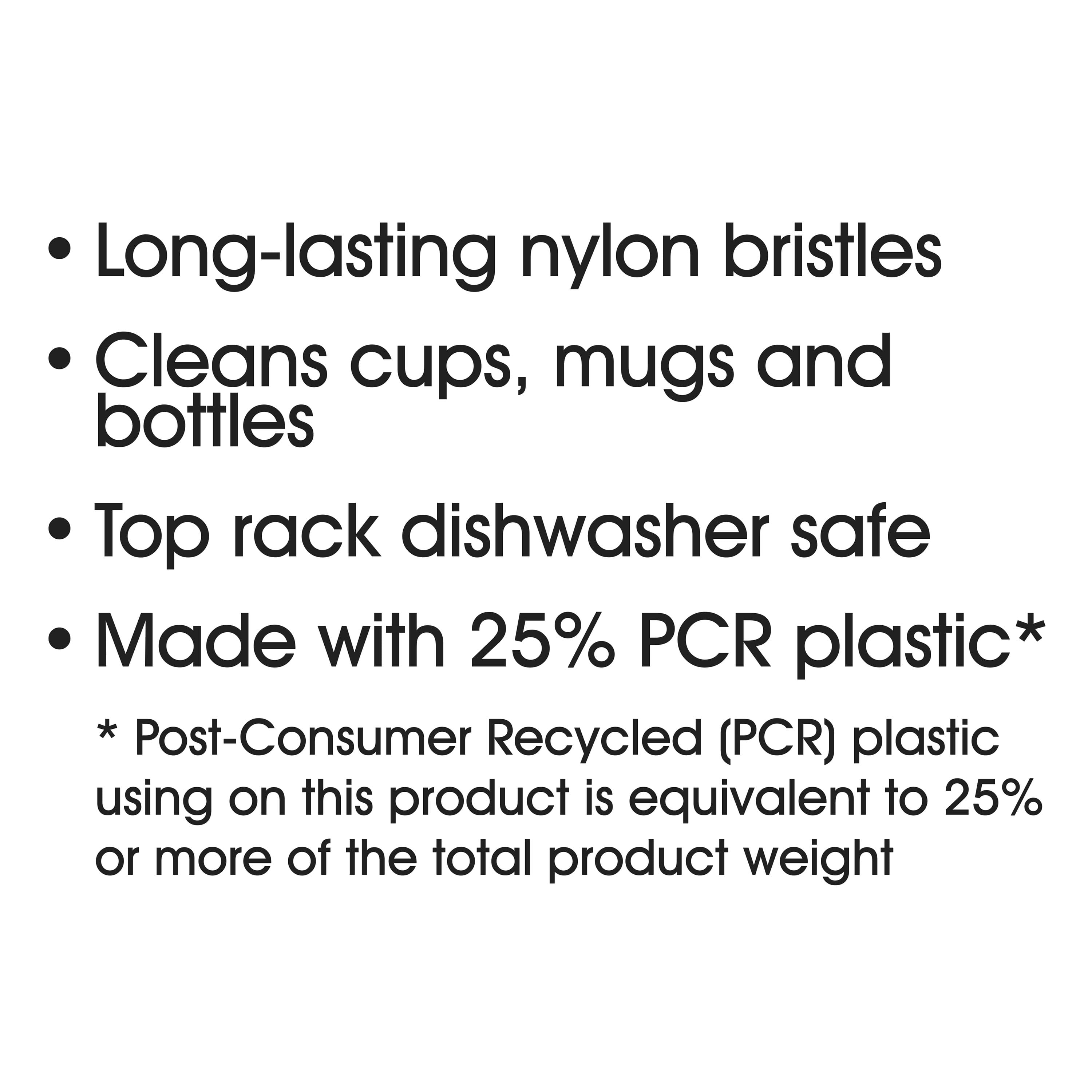 Great Value Bottle Cleaning Brush, 1 Count