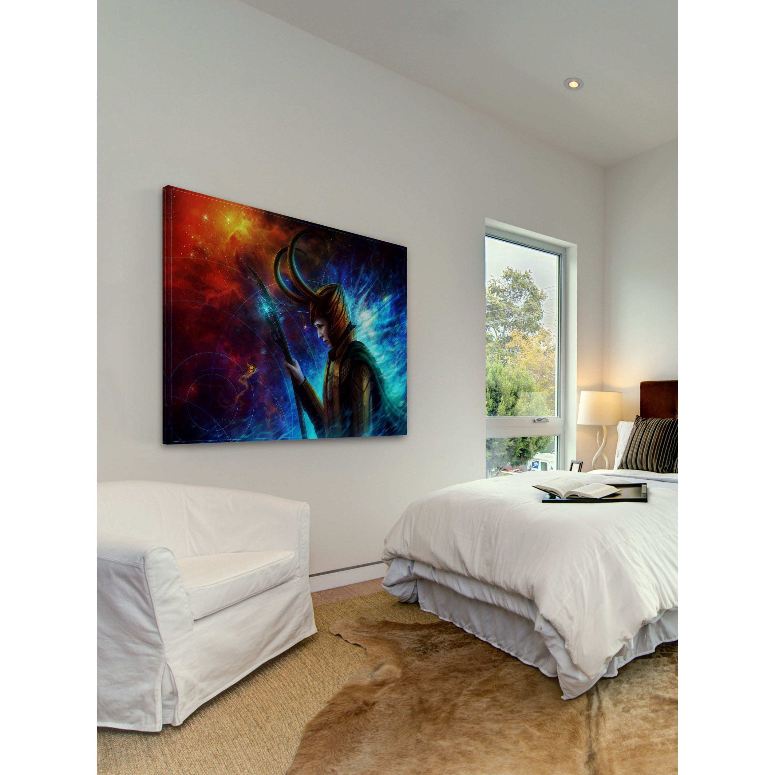 Marmont Hill "Loki" Painting Print on Canvas