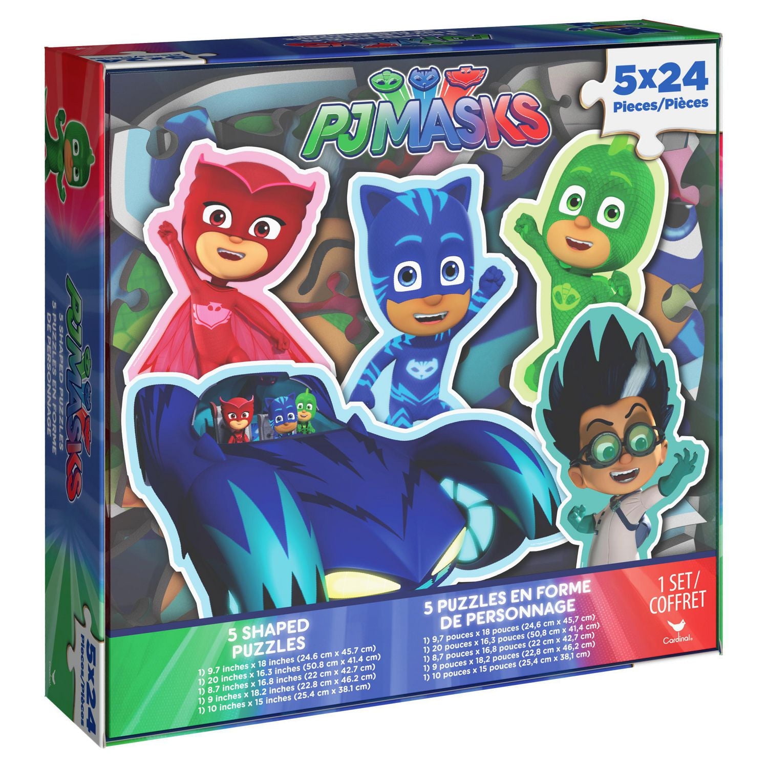 PJ Masks 5-Pack of Shaped Jigsaw Puzzles