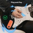 thumbnail image 3 of Guitar 2.4G Wireless Guitar System Rechargeable Guitar  Set for Electric Guitar Bass Electric Wind Instruments Plug and Play Real-time Transmission 270 Degree, 3 of 7