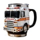 thumbnail image 1 of Firefighter & Rescue Themed Coffee Mug, Resin Insulated Camping Cup for Home Office, Gift for Fireman, First Responder, EMS Appreciation, Dad Husband Gift, 1 of 7