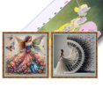 thumbnail image 1 of Kit Punto Cruz para Niña Bordado Con Hilo Algodón Ecológico 11CT Arte 40x40cm, 1 of 8