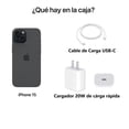 thumbnail image 2 of iPhone 15 Apple 128GB eSIM Negro Reacondicionado, 2 of 5