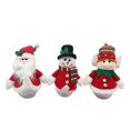 thumbnail image 2 of Ourwarm, regalo de Navidad para niños, decoración, caja de dulces, Papá Noel, muñeco de nieve, muñeco elfo, tarro de dulces de elfos de plástico, 2 of 4