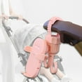 thumbnail image 1 of Hook de almacenamiento de gancho de cochecito, rotación de 360 ​​ degree, organizador de almacenamiento multipropósito, soporte para teléfono de cochecito Rosa, 1 of 8