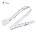 thumbnail image 3 of Unique Bargains 2Pcs Head Circumference Tape 24'(60cm) Flat Plastic Measuring Rule Measure for Child Head Circumference, White, 3 of 7