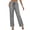 Gray, variant on Sequin Wide Leg Pants For Women, Elastic Waist Drawstring Party Trouser, Ladies Fall Sparkle Night Out Casual Pant, Size S-XXL