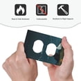 thumbnail image 4 of Fotbe Farm Dog Duck Moonlight Print Duplex Receptacle Wall Plate, 1-Gang 5.0" x3.0" Wall Outlet Covers, Dual Outlet Faceplates Covers, Color-matched Screws Included-Style S, 4 of 6